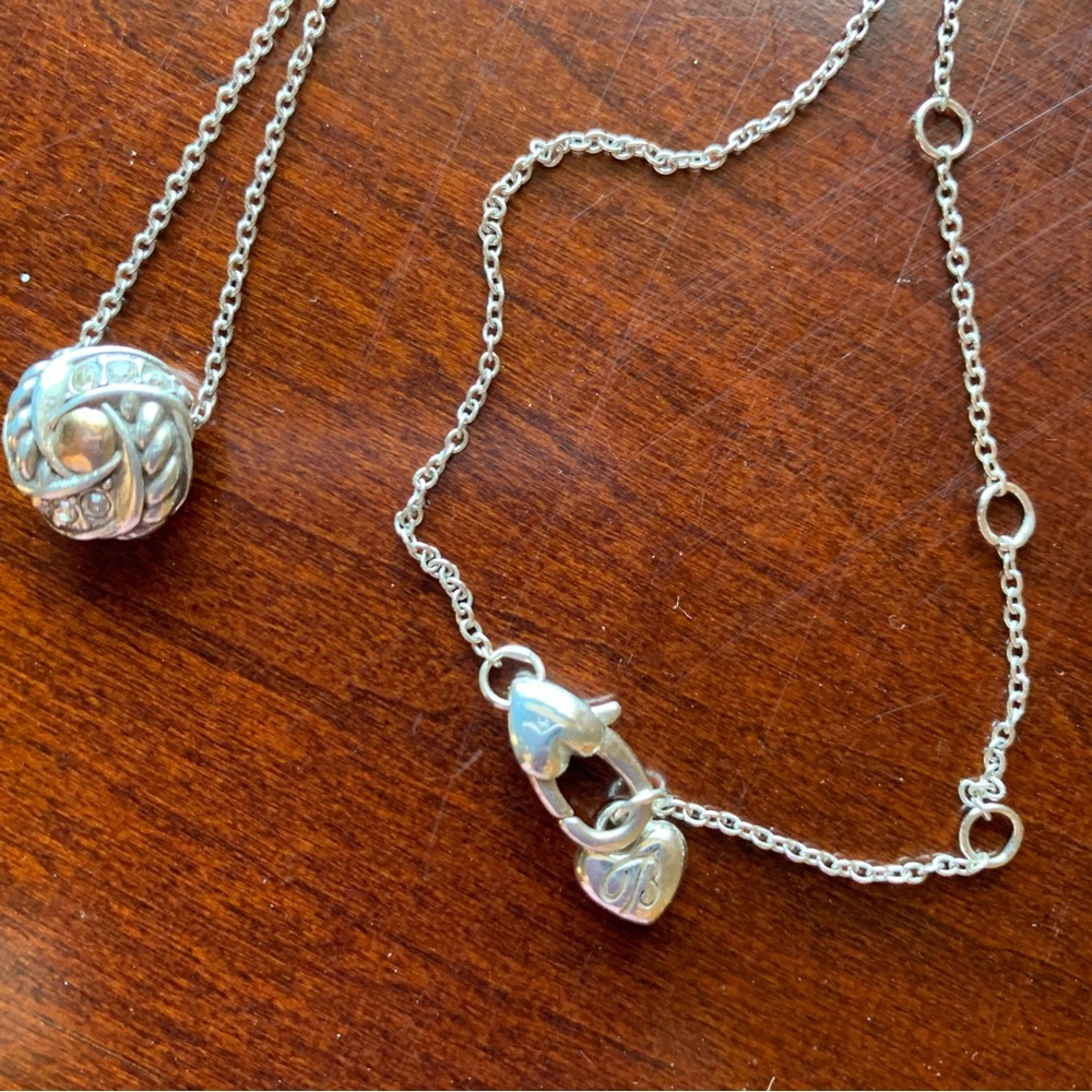 Brighton Reversible Silver Necklace - gold and silver - Picture 5 of 15